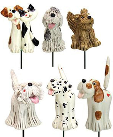 Exhart-Pence Pets Dog Plant Stakes In Countertop Display