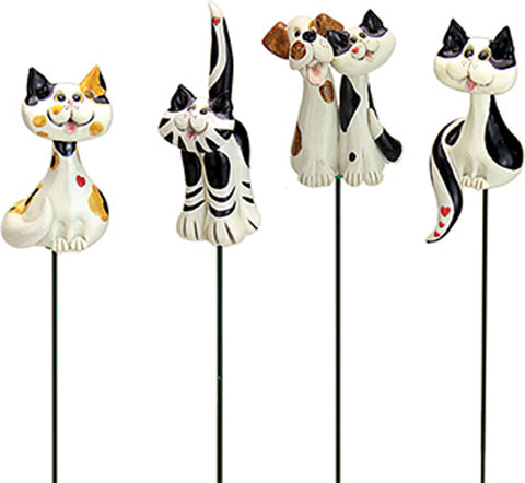 Exhart-Pence Pets Cat Plant Stake In Countertop Display