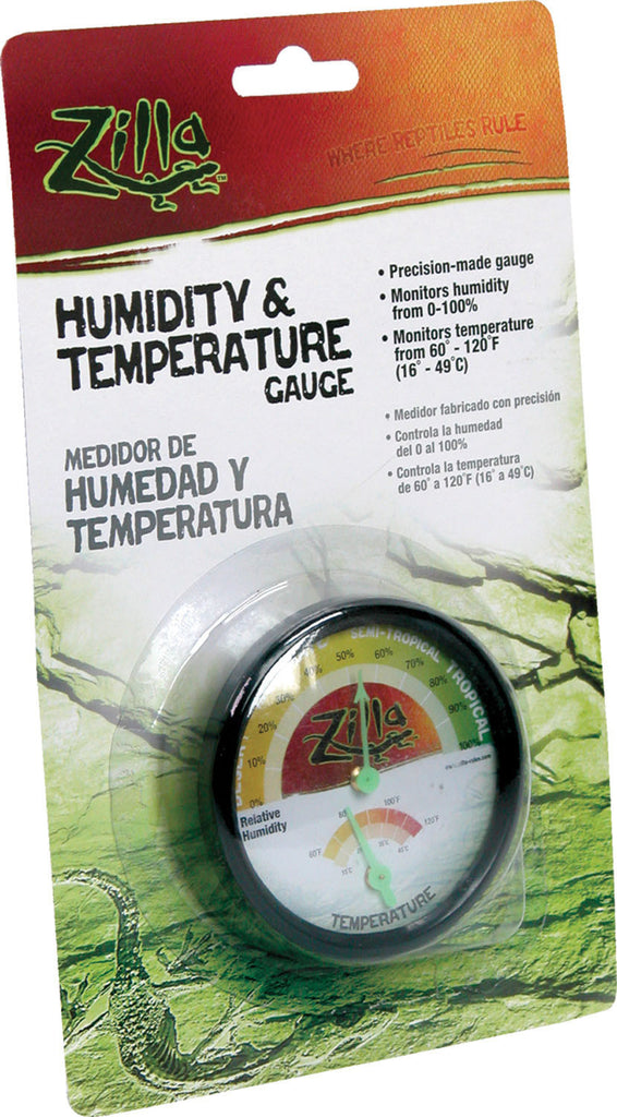 Zilla-Humidity And Temperature Gauge