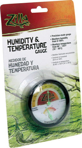 Zilla-Humidity And Temperature Gauge