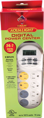 Coralife - Aqualight Power Center 24-hr Digital Timer