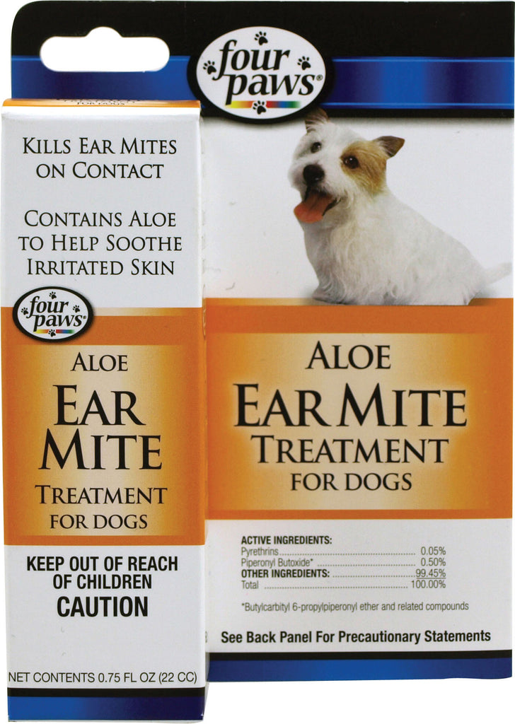 Four Paws Products Ltd - Aloe Ear Mite Treatment For Dogs