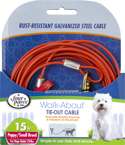 Four Paws - Container - Four Paws Tie Out Cable- Puppy