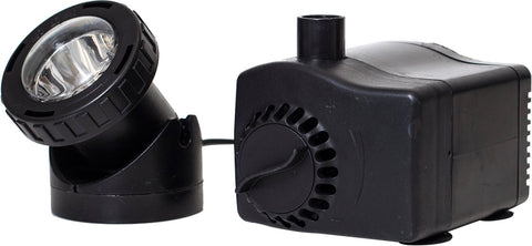 Oase - Living Water - Low Water Auto Shut-off Fountain Pump W/ Led Light