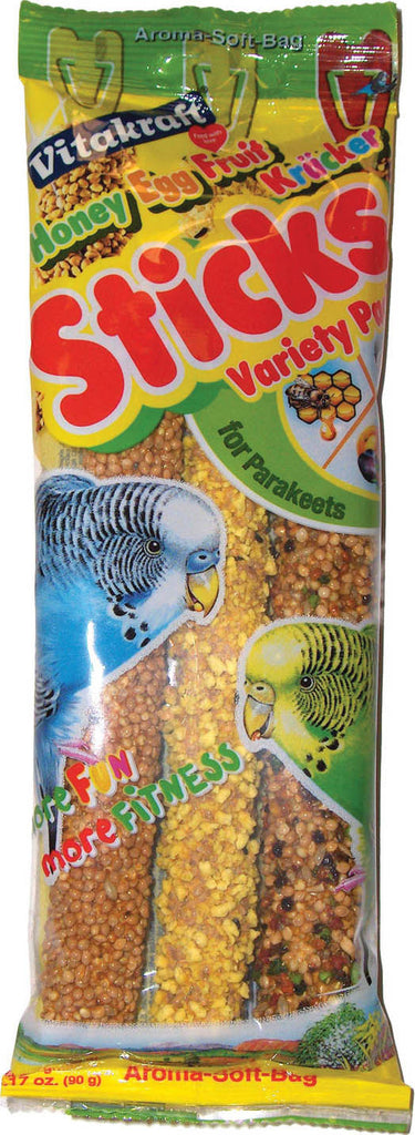 Vitakraft Pet Prod Co Inc - Kracker Stick Variety Pack - Parakeet