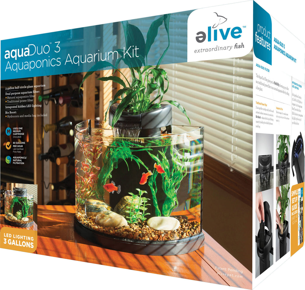 Elive Llc. - Aqua Duo 3 Aquaponics Aquarium Kit