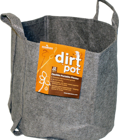 Hydrofarm Products - Hydrofarm Dirt Pot With Handle