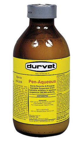 Durvet Inc              D - Pen-aqueous G Procain