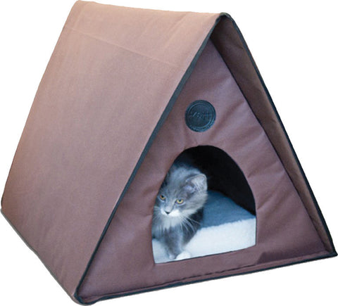 K&h Pet Products Llc - Outdoor Heated Multi-kitty A-frame