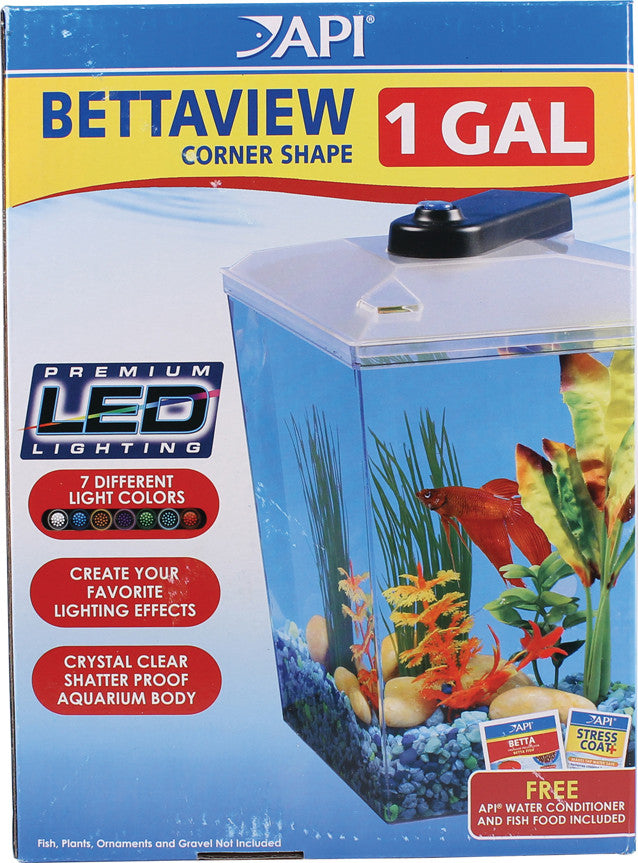 Kollercraft - Bettaview Corner Shaped Aquarium Kit