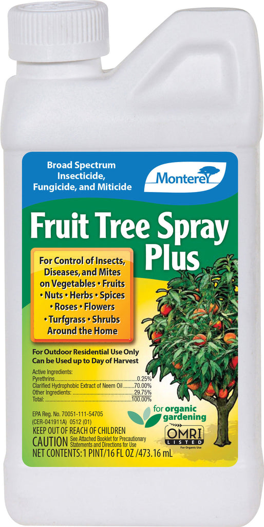 Monterey               P - Monterey Fruit Tree Spray Plus Concentrate