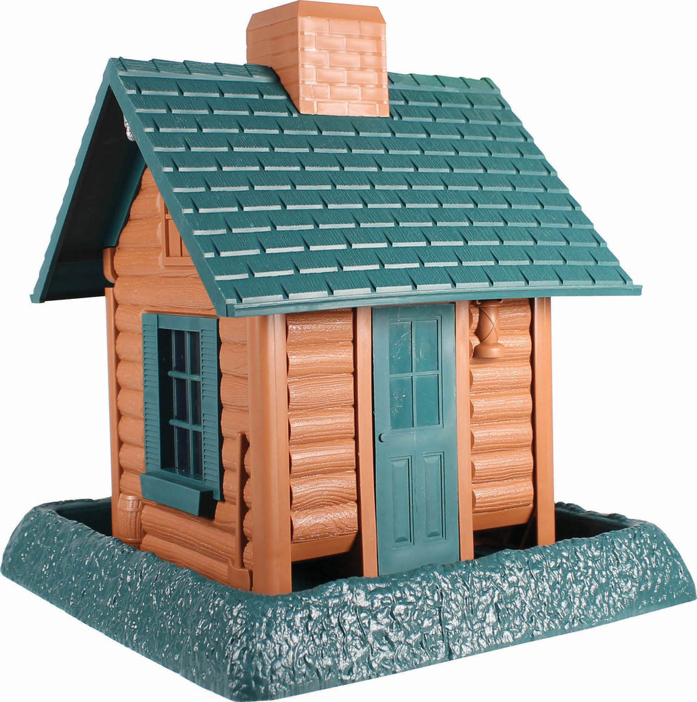 North States Industries - Village Collection Log Cabin Bird Feeder