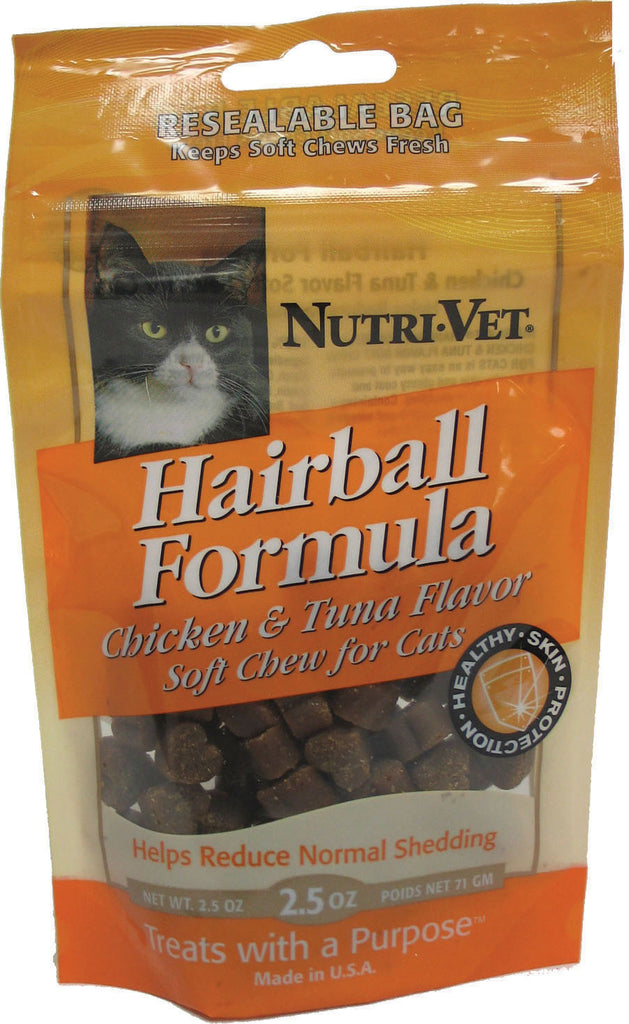 Nutri-vet Wellness Llc - Hairball Soft Chews For Cats