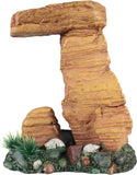 Poppy Pet - Pagoda Rock Formation With Plant