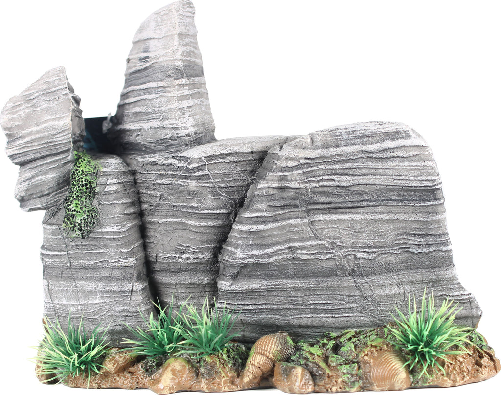 Poppy Pet - Pagoda Rock Formation With Plant