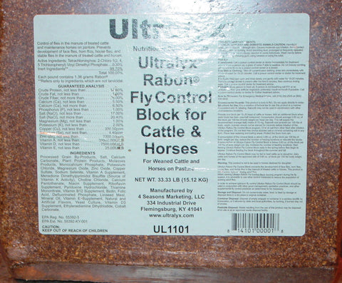 Ultralyx - Ultralyx Rabon Fly Control Block Cattle & Horses