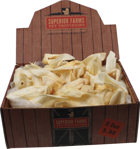 Superior Farms - Pet Provisions Lamb Ears Dog Chew Display