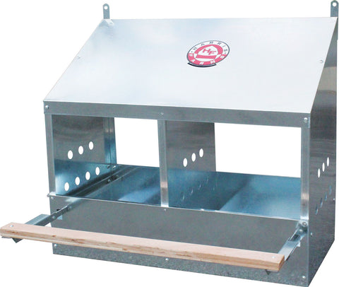 Harris Farms Llc. - Galvanized 2-hole Poultry Nesting Box