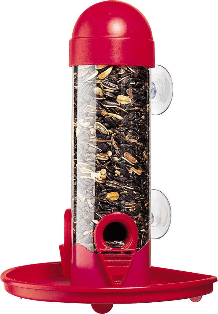 Woodstream Wildbird - Window Tube Feeder With Seed Catch