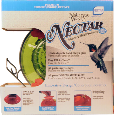 Natures Way Bird Prdts - Modern Top-fill Hummingbird Feeder