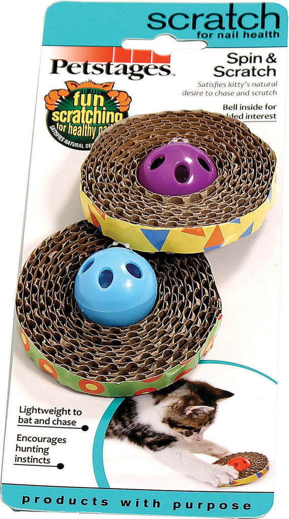 Petstages - Spin & Scratch Cat Toy