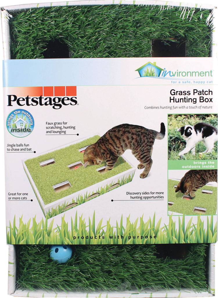 Petstages - Invironment Grass Patch Hunting Box For Cats