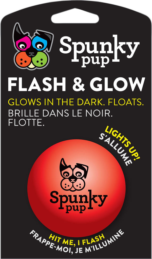 Spunky Pup - Spunky Pup Squeak & Glow Football