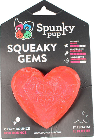 Spunky Pup - Spunky Pup Heart Squeaker Dog Toy