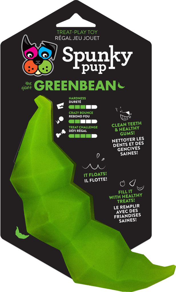 Spunky Pup - Spunky Pup Green Bean Treat Holder Toy