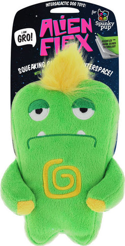 Spunky Pup - Spunky Pup Alien Flex Gro Plush Dog Toy