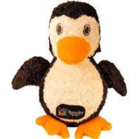 Spunky Pup - Furry Friends Penguin With Squeaker Ball