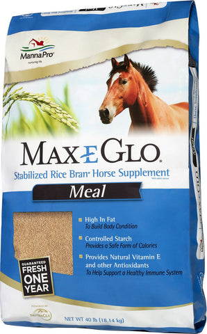 Manna Pro-max-e-glo Rice - Max-e-glo Rice Bran Horse Supplements