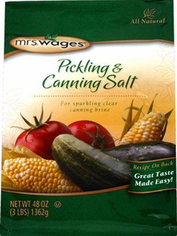 Precision Foods Inc - Mrs. Wages Pickling And Canning Salt