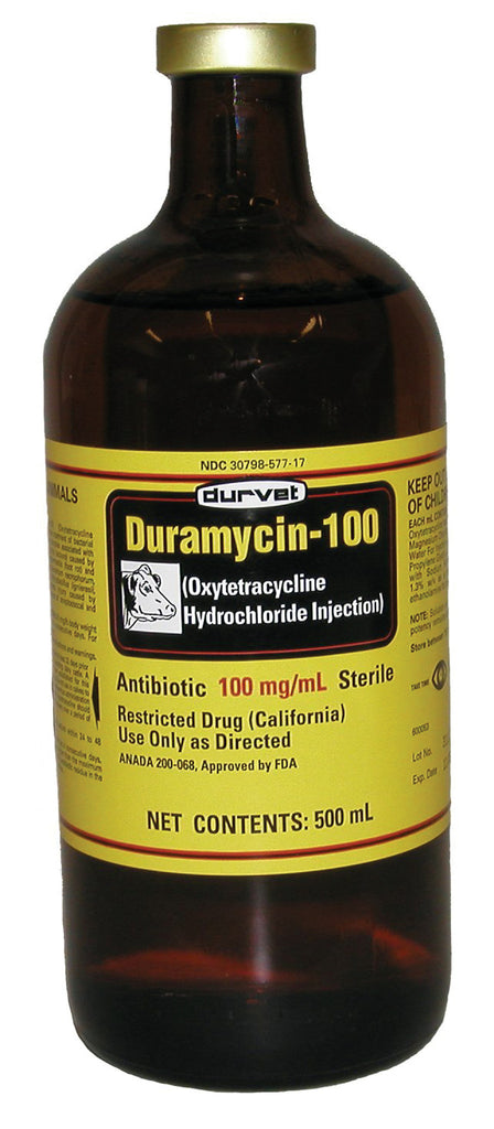 Durvet Inc              D - Duramycin 100 Injection