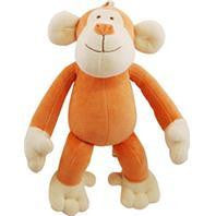 Simply Fido Llc - Brooklyn Design Oscar Monkey Plush Squeaker Toy