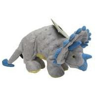 Quaker Pet Group - Dinos Frills The Triceratops Dog Toy