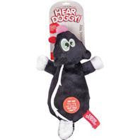 Quaker Pet Group-Hear Doggy Flattie Skunk Ultrasonic Dog Toy