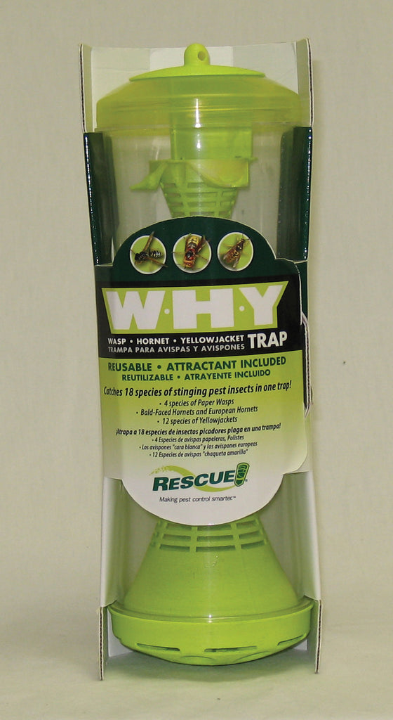 Sterling Intrntl Rescue - W-h-y Wasp Hornet & Yellowjacket Reusable Trap