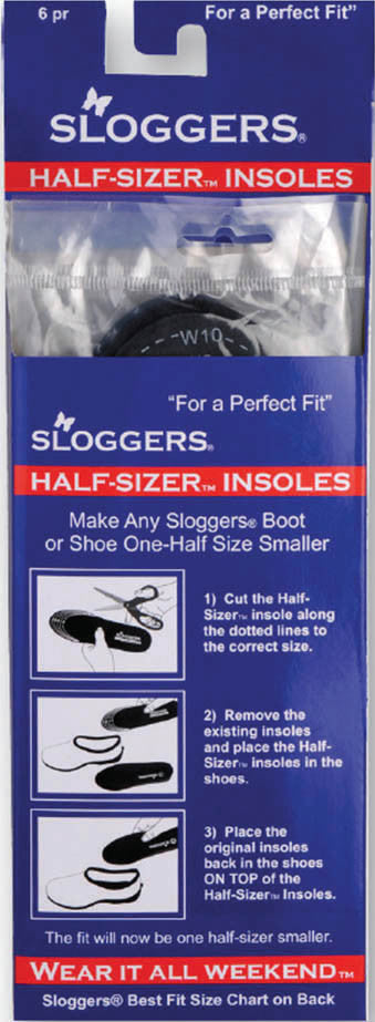 Principle Plastics Inc - Sloggers Half-sizer Insole With Box Display