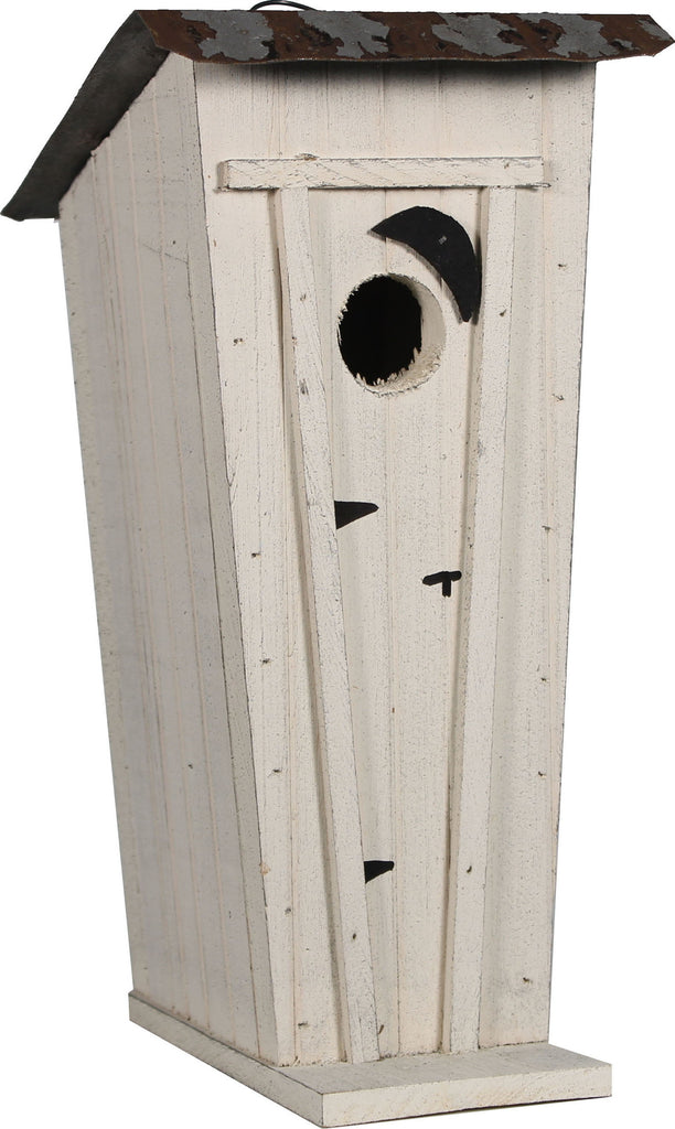 Summitville Woodworking - The Tall Outhouse Birdhouse