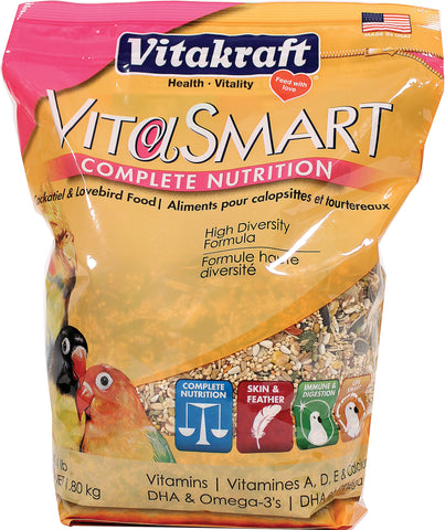 Vitakraft Pet Prod Co Inc - Vitasmart Cockatiel & Lovebird Formula