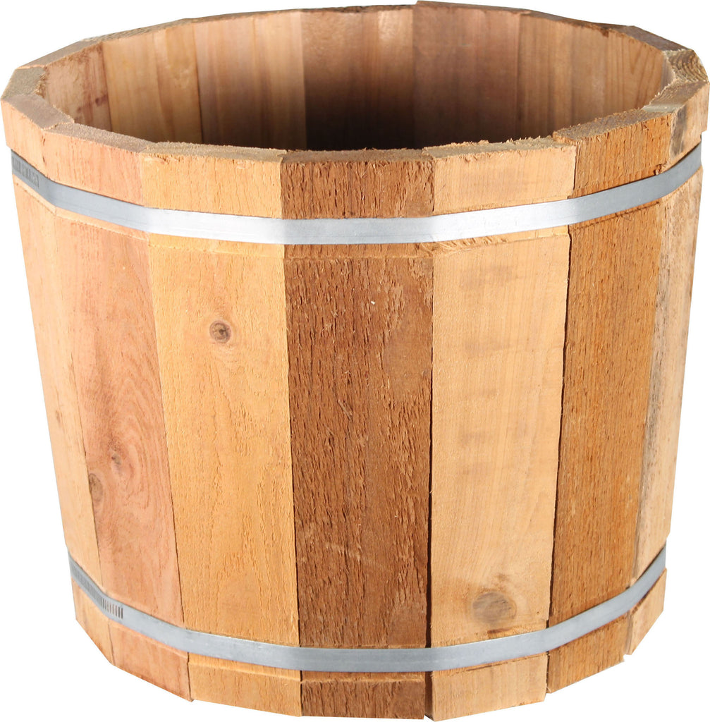 Susquehanna Garden - Cedar Barrel Planter