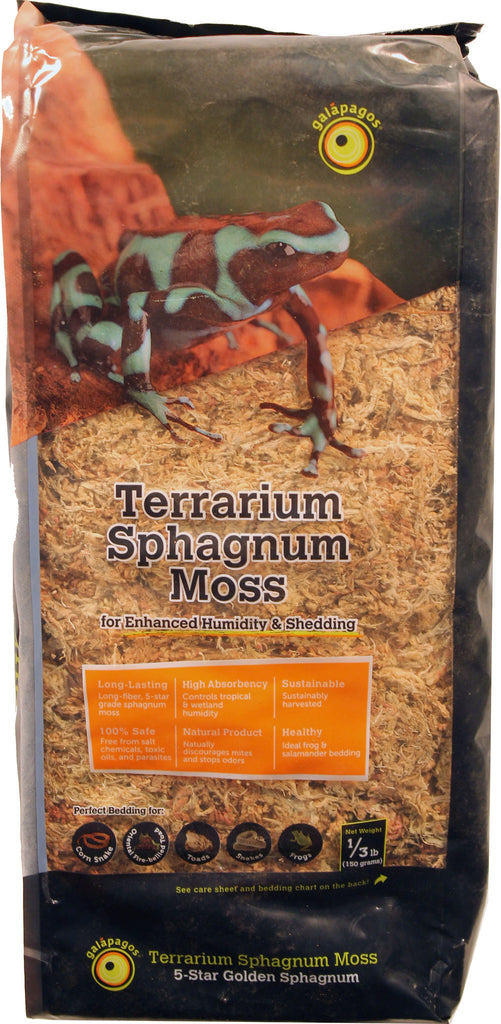 Galapagos - Terrarium Sphagnum Moss Premium Golden