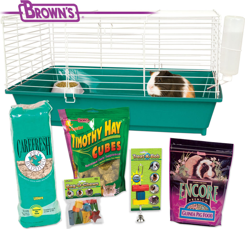 Ware Mfg. Inc. Bird/sm An - Home Sweet Home Fm Browns Starter Kit Guinea Pig