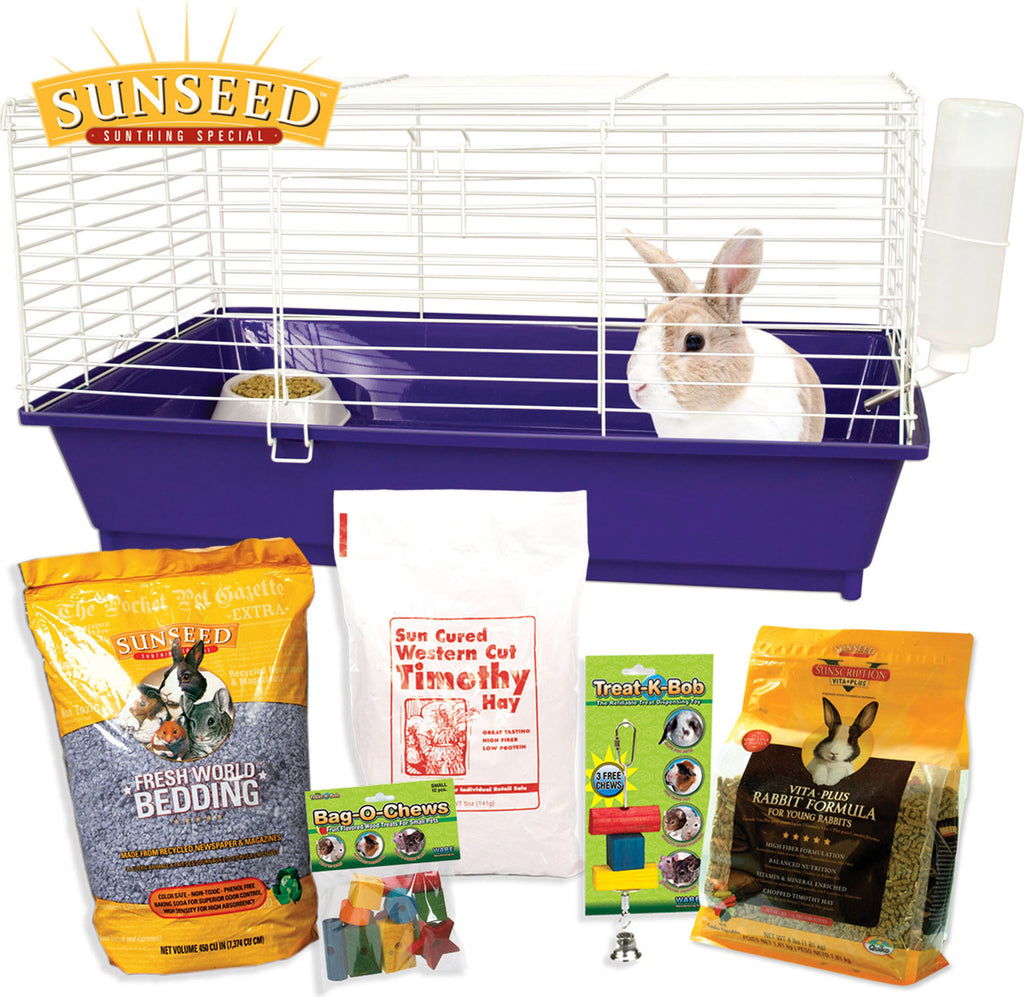 Ware Mfg. Inc. Bird/sm An - Home Sweet Home Sunseed Starter Kit Rabbit