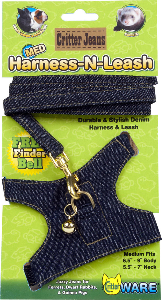 Ware Mfg. Inc. Bird/sm An - Critter Jeans Small Animal Harness-n-leash