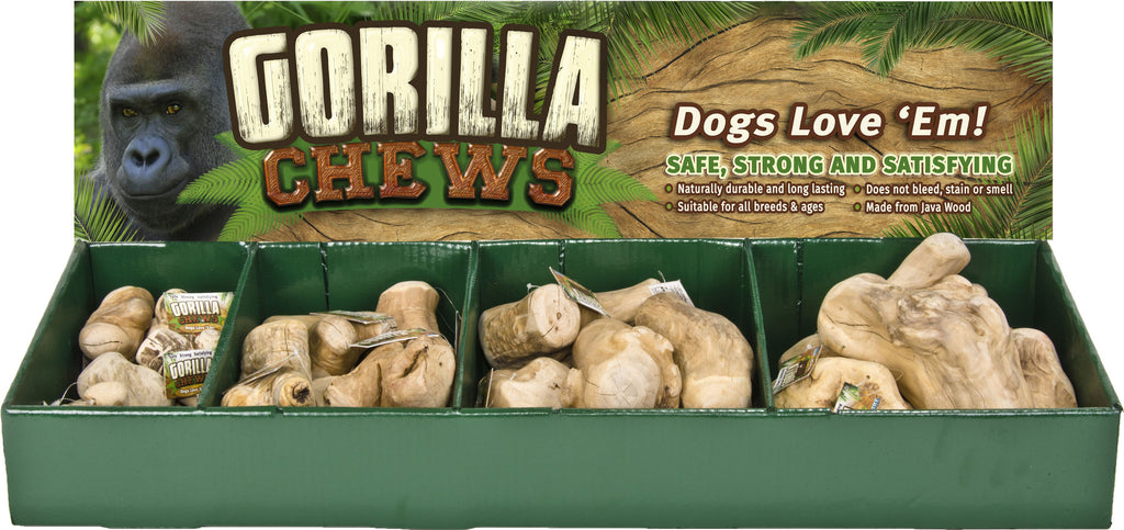 Ware Mfg. Inc.  Dog/cat - Gorilla Chew Pop Display