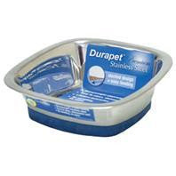 Ourpets Company - Durapet Stainless Steel Square Bowl