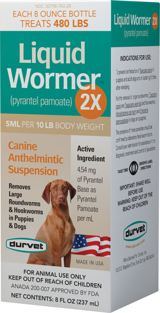 Durvet - Pet            D - Liquid Wormer 2x