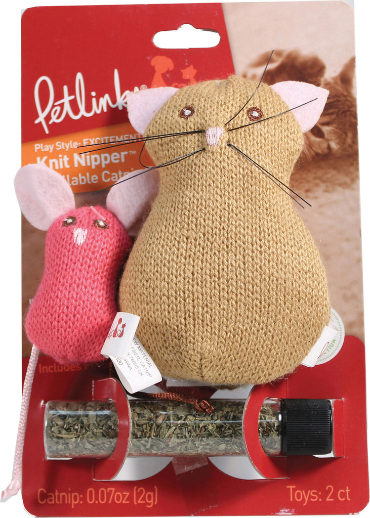 Worldwise Inc - Petlinks Knit Nipper Refillable Catnip Toy